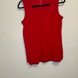 J. Jill Vibrant Red Tank Top